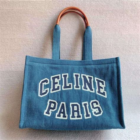 celine denim tote